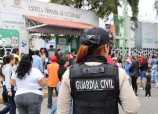 Reporta Guardia Civil de Tecámac sin Incidentes en Este Regreso a Clases
