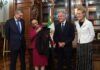 Sheinbaum recibe a Mark Carney en Palacio Nacional