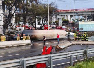 Suman seis muertos por explosión de Pipa en puente La Concordia