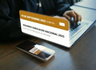 Durante Segundo Simulacro Nacional 2025, Gobierno federal enviará mensaje de alerta a teléfonos celulares