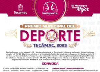 Publican Convocatoria para el Premio Municipal del Deporte Tecámac, 2025