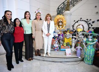 Inauguran la exposición “CatrinArte, camino hacia el Mictlán»