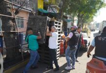 Retiran más de 2 mil tarimas de la vía pública en Azcapotzalco