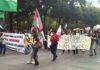 Protesta en CDMX exige romper lazos con Israel