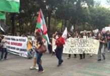 Protesta en CDMX exige romper lazos con Israel
