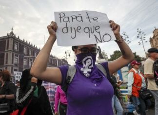 Mujeres señalan en marcha que «No llegaron todas»