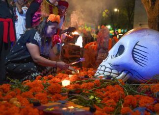 Así se vivió el arranque del Mega Corredor de Ofrendas en Azcapotzalco