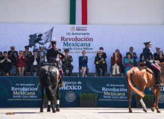 «México no volverá a caminar hacia atrás»: Claudia Sheinbaum en el Desfile Militar