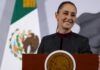 Sheinbaum felicita a Fátima Bosch “es un ejemplo para las mujeres”