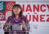 Frente a más de 8 mil vecinos de Azcapotzalco, Nancy Núñez rinde su primer informe de gobierno