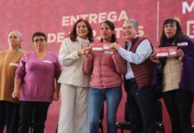 Entregan en Tecámac 2 mil 800 Tarjetas del Programa Mujeres del Bienestar