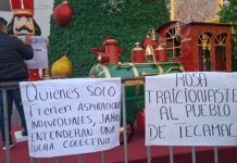 Realizan plantón en Palacio Municipal de Tecámac ante ola de despidos injustificados