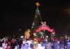 Enciende Alcaldesa de Tecámac Luces de Mega Árboles de Navidad