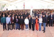 Día del Policía: Rosi Wong hace entrega de uniformes y estímulos para la Guardia Civil de Tecámac