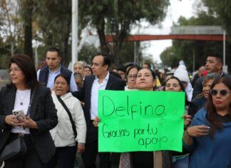 Acompaña la senadora Mariela Gutiérrez a Delfina Gómez al Primer Informe de Tecámac
