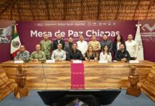 Harfuch participa en Mesa de Seguridad en Chiapas