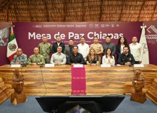 Harfuch participa en Mesa de Seguridad en Chiapas
