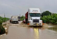 Fuertes lluvias en Tabasco dejan una persona muerta