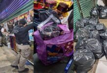 Aseguran casi media tonelada de pirotecnia en mercado de Tuxtla Gutiérrez