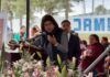 Asiste la Senadora Mariela Gutiérrez al Primer Concurso Estatal de Bandas de Guerra