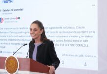 Sheinbaum y Trump sostienen llamada «productiva y cordial» sobre seguridad y comercio