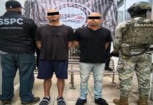 Detienen en Mazatlán a dos fugitivos estadounidenses buscados por delitos de drogas