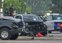 Enfrentamiento en Culiacán dejó un policía herido y cuatro detenidos