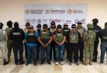 Detienen a 9 presuntos miembros del CJNG en Puebla