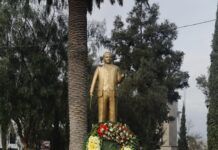 Encabeza la Senadora Mariela Gutiérrez Homenaje a Felipe Villanueva en el 164 Aniversario de su Natalicio