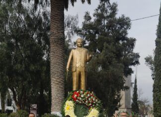 Encabeza la Senadora Mariela Gutiérrez Homenaje a Felipe Villanueva en el 164 Aniversario de su Natalicio
