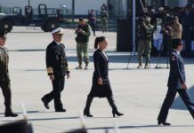 Alcaldesa Rosi Wong participa en aniversario de la Fuerza Aérea, con la presidenta Claudia Sheinbaum y la gobernadora Delfina Gómez