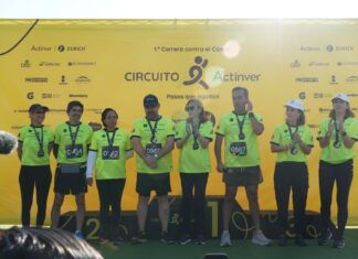 Más de mil personas reunidas en la primera edición de Circuito Actinver para apoyar la lucha contra cáncer colorrectal y de páncreas