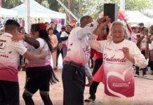 Gobierno de la alcaldesa Rosi Wong realiza concurso «Bailando por el Amor y la amistad»‘ para fomentar la convivencia y el deporte en Tecámac