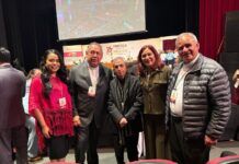 Alcaldesa Rosi Wong acompaña a la gobernadora Delfina Gómez en el 202 aniversario del Estado de México