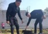 Guardia Civil de Tecámac pone a salvo a cachorro en canal de San Pedro Atzompa; Administración de alcaldesa Rosi Wong refrenda compromiso con los seres sintientes