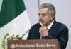 No hay mexicanos afectados en Medio Oriente: Canciller De la Fuente