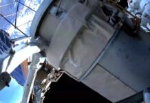 Dos astronautas de la NASA realizan caminata espacial para modernizar la energía en la EEI