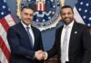 Omar García Harfuch se reúne con director del FBI
