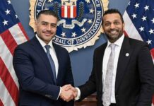 Omar García Harfuch se reúne con director del FBI