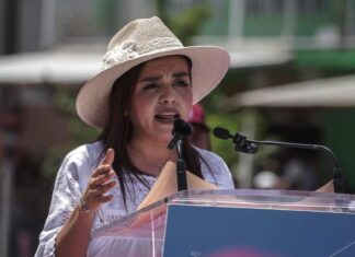 “Sin seguridad no hay movilidad”: Grecia Quiroz al inaugurar Teleférico en Uruapan