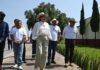 Alcaldesa Rosi Wong supervisa trabajos de rehabilitación de la planta de tratamiento en Santa Cruz la Capilla