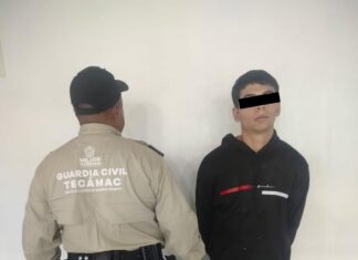 Guardia Civil de Tecámac frustra robo de vehículo con violencia y detiene a presunto implicado