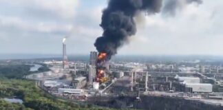 Sheinbaum vincula incendio en refinería Dos Bocas a calor del proceso de coquización