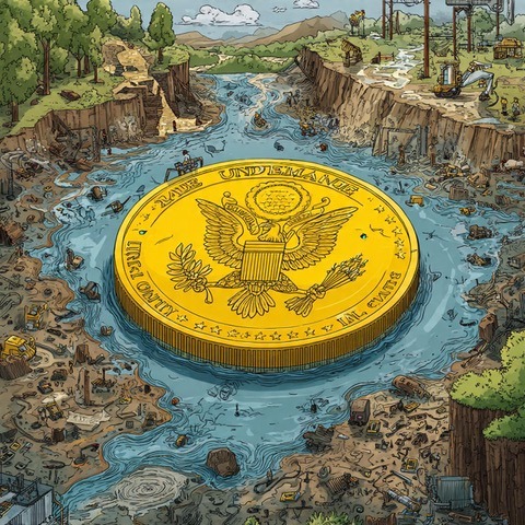 MONEDA MANCHADA