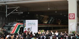 Inauguran tren que conectará Buenavista con el AIFA