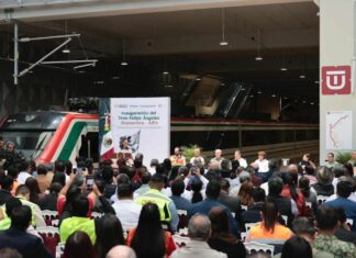 Inauguran tren que conectará Buenavista con el AIFA