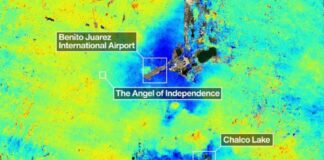 Nuevo satélite de NASA revela en tiempo real hundimiento de CDMX