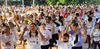 Más de 1000 participantes en carrera por la paz en Azcapotzalco