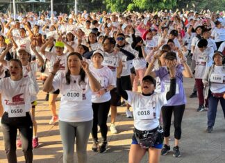 Más de 1000 participantes en carrera por la paz en Azcapotzalco