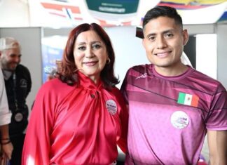 Alcaldesa Rosi Wong reconoce la trayectoria de las y los deportistas tecamaquenses en la feria regional 2026